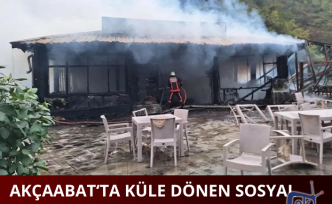 Akçaabat'ta küle dönen sosyal tesis kaderine terk edildi!