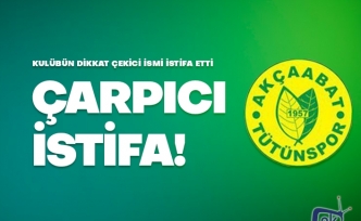 Tütünspor'da çarpıcı istifa!