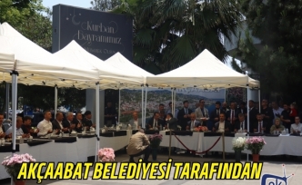 Akçaabat Belediyesi tarafından bayramlaşma töreni düzenlendi.