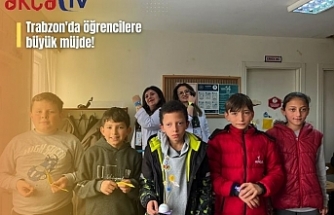 Trabzon'da öğrencilere  büyük müjde!