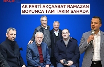 AK Parti Akçaabat Ramazan Boyunca tam takım Sahada