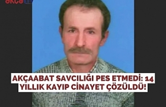 AKÇAABAT SAVCILIĞI PES ETMEDİ: 14 YILLIK KAYIP CİNAYET ÇÖZÜLDÜ!