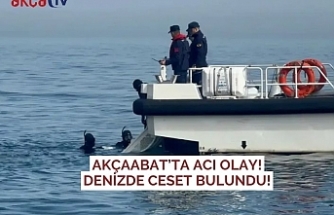 AKÇAABAT’TA Acı Olay! Denizde Ceset Bulundu!