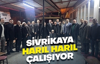 Sivrikaya harıl harıl çalışıyor