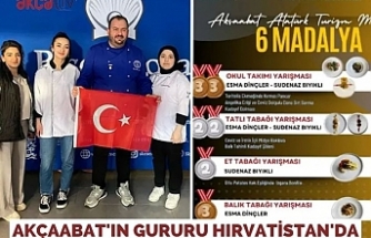 AKÇAABAT'IN GURURU HIRVATİSTAN'DA DESTAN YAZDI