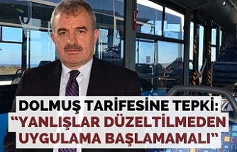 Dolmuş Tarifesine Tepki: “Yanlışlar Düzeltilmeden Uygulama Başlamamalı”