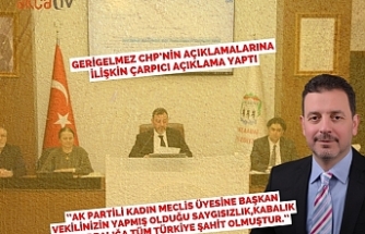 GERİGELMEZ CHP’NİN AÇIKLAMALARINA İLİŞKİN ÇARPICI AÇIKLAMA YAPTI