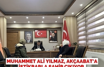 Muhammet Ali Yılmaz, Akçaabat’a istikrarla sahip çıkıyor.