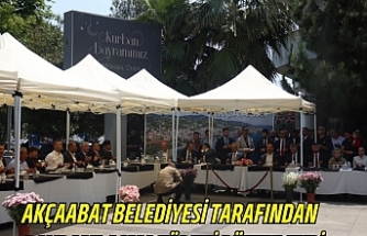 Akçaabat Belediyesi tarafından bayramlaşma töreni düzenlendi.
