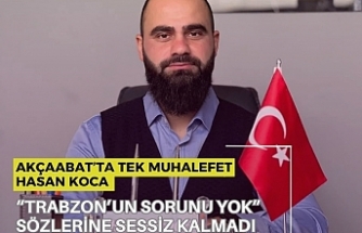 Akçaabat’ta tek muhalefet hasan koca: “TRABZON’UN SORUNU YOK” SÖZLERİNE SESSİZ KALMADI