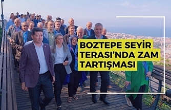 BOZTEPE SEYİR TERASI’NDA ZAM TARTIŞMASI