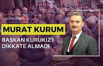 Murat Kurum Başkan Kurukız'ı dikkate almadı