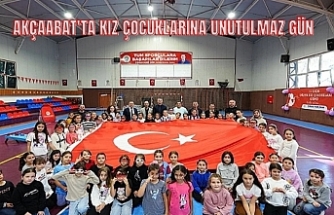 AKÇAABAT'TA KIZ ÇOCUKLARINA UNUTULMAZ GÜN