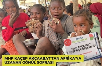 MHP KAÇEP Akçaabat’tan Afrika’ya Uzanan Gönül Sofrası