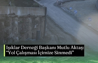 Işıklar Derneği Başkanı Mutlu Aktaş: “Yol Çalışması İçimize Sinmedi”