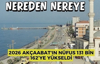 Akçaabat'ın nüfus 131 bin 162’ye yükseldi