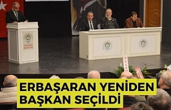 ERBAŞARAN YENİDEN BAŞKAN SEÇİLDİ