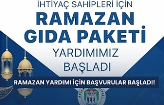 RAMAZAN YARDIMI İÇİN BAŞVURULAR BAŞLADI!