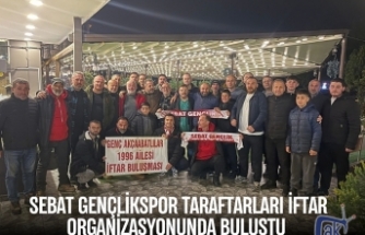 Sebat Gençlikspor Taraftarları İftar Organizasyonunda Buluştu