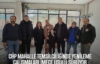 CHP Mahalle Temsilciliğinde Yenileme Çalışmaları İmece Usulü Sürüyor