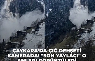 Çaykara’da Çığ Dehşeti Kamerada! "Son Yaylacı" O Anları Görüntüledi