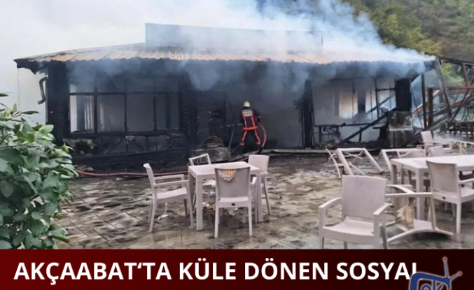 Akçaabat'ta küle dönen sosyal tesis kaderine Terk Edildi!