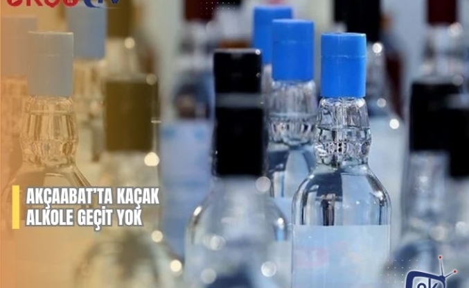 AKÇAABAT’TA KAÇAK  ALKOLE GEÇİT YOK