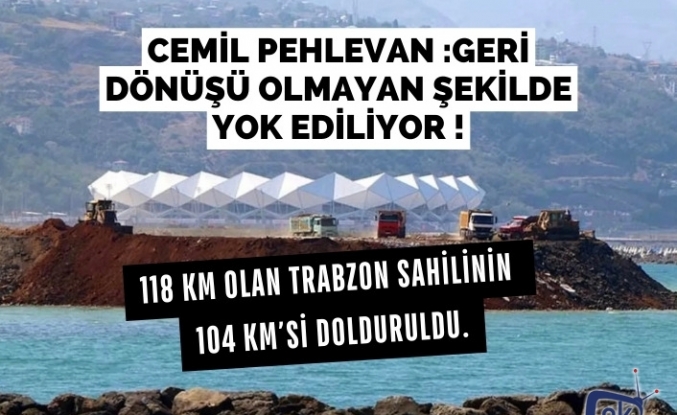 Cemil Pehlevan :Geri dönüşü olmayan şekilde yok ediliyor !