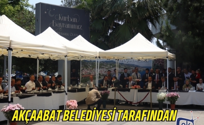 Akçaabat Belediyesi tarafından bayramlaşma töreni düzenlendi.