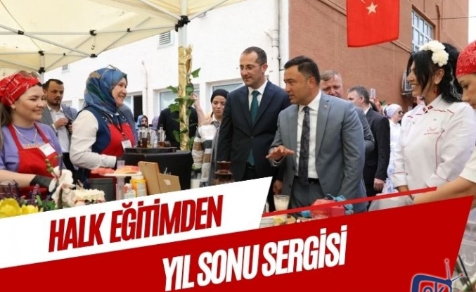 Akçaabat Halk Eğitim Merkezi’nin Yıl Sonu Sergisi Yoğun İlgi Gördü