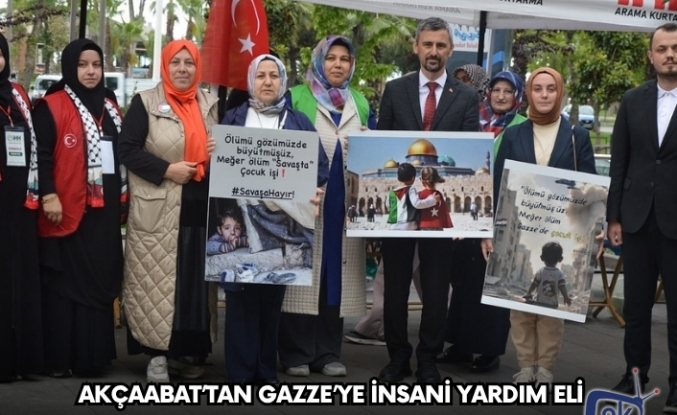 AKÇAABAT’TAN GAZZE’YE İNSANİ YARDIM ELİ