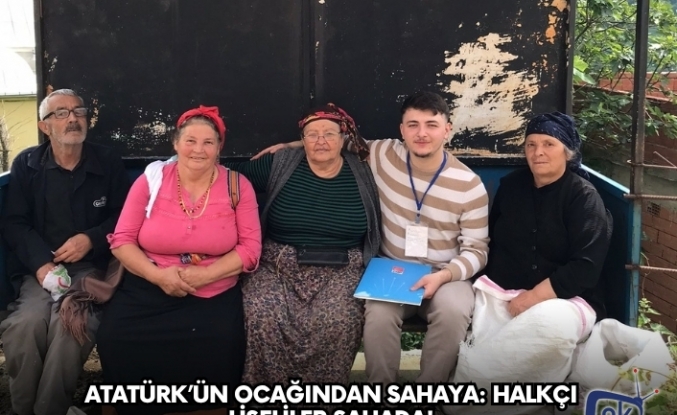 Atatürk’ün Ocağından Sahaya: Halkçı Liseliler Sahada!