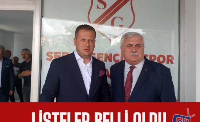 Aday listeleri belli oldu