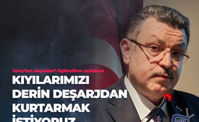 Kıyılarımızı derin deşarjdan kurtarmak istiyoruz