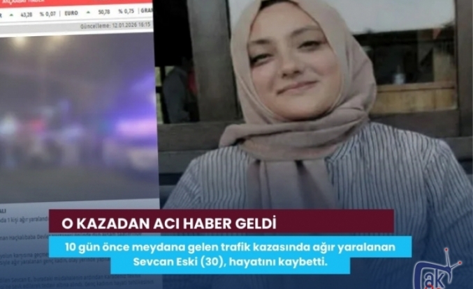 O KAZADAN ACI HABER GELDİ