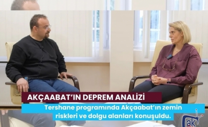 AKÇAABAT’IN DEPREM ANALİZİ