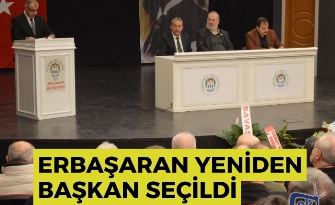 ERBAŞARAN YENİDEN BAŞKAN SEÇİLDİ