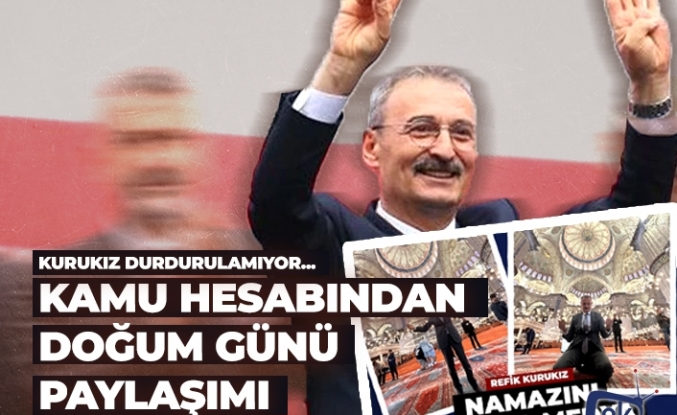 Kamu hesabından doğum günü paylaşımı!