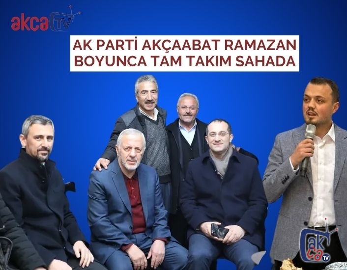 AK Parti Akçaabat Ramazan Boyunca tam takım Sahada