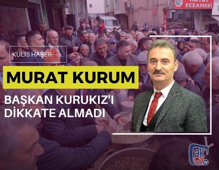Murat Kurum Başkan Kurukız'ı dikkate almadı