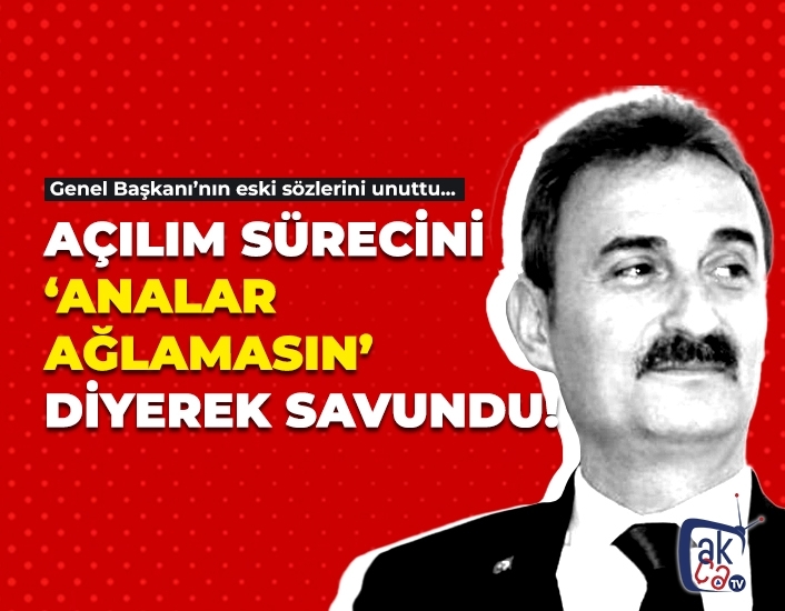 Açılımı 'tepki gösterdikleri sözle' savundu!