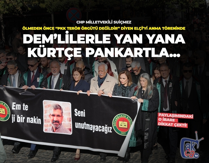 DEM’lilerle Kürtçe pankartın ardına geçti!