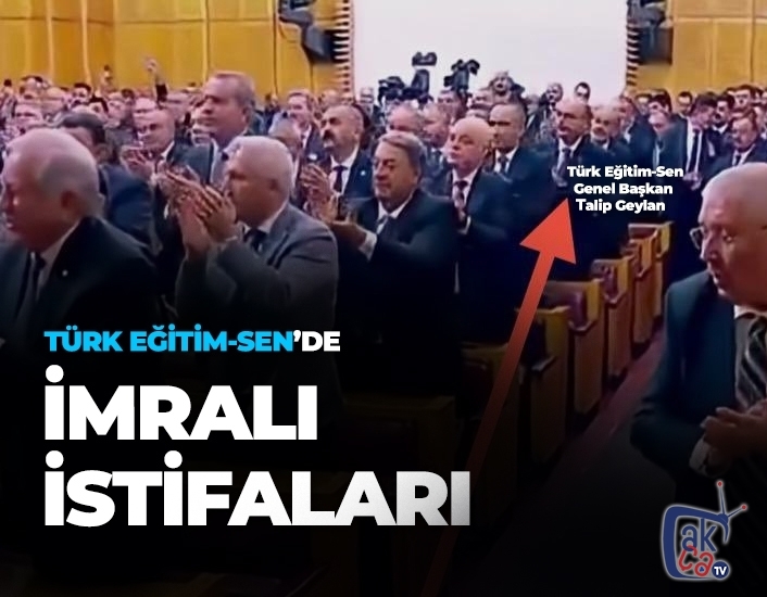 Türk Eğitim-Sen'de İmralı istifaları!