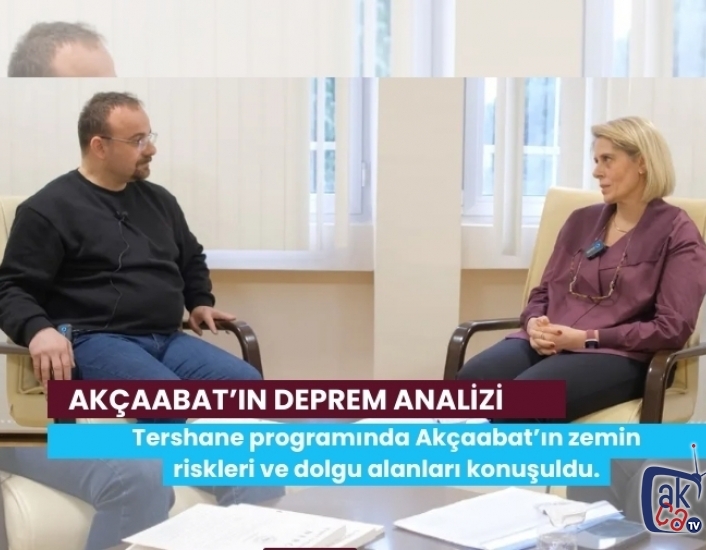 AKÇAABAT’IN DEPREM ANALİZİ