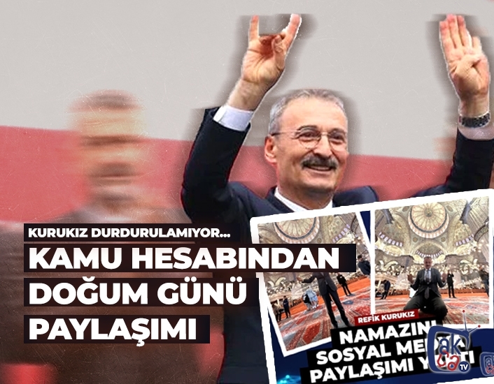 Kamu hesabından doğum günü paylaşımı!