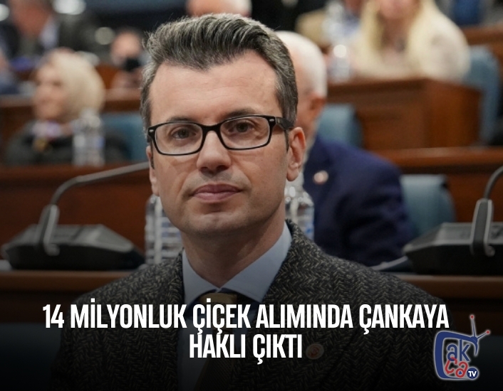 14 milyonluk çiçek alımında Çankaya haklı çıktı