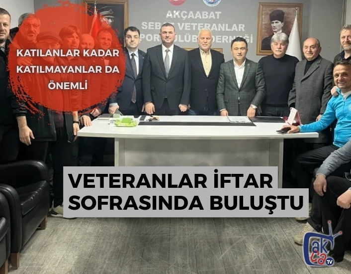 Veteranlar iftar sofrasında buluştu
